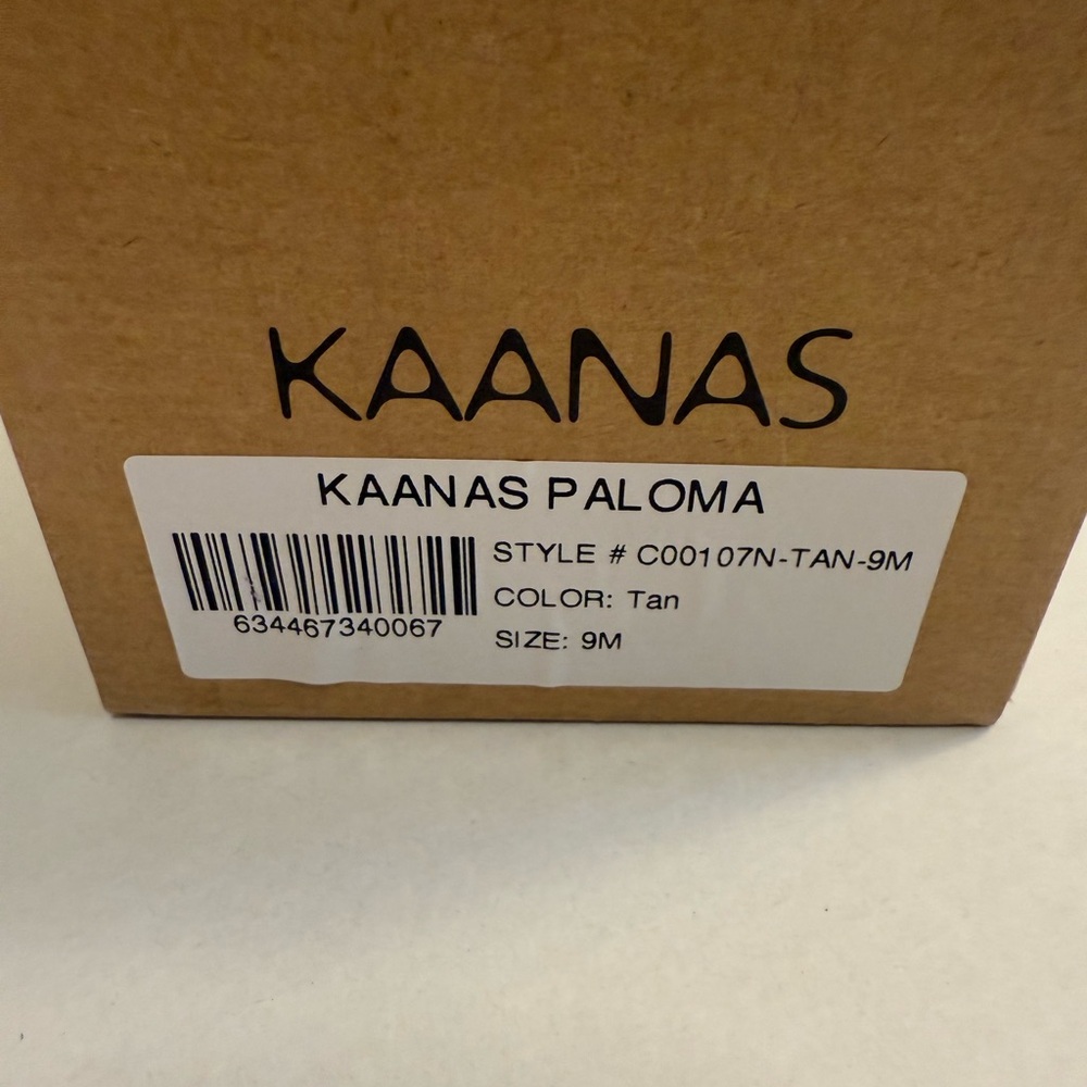 Kaanas Paloma Naked Sandal W/ Wraparound Ankle (tan) - Picture 4 of 4